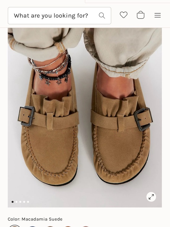 Free People Shoes - Free People Macadamia Suede Casual Moccasin Slip-On